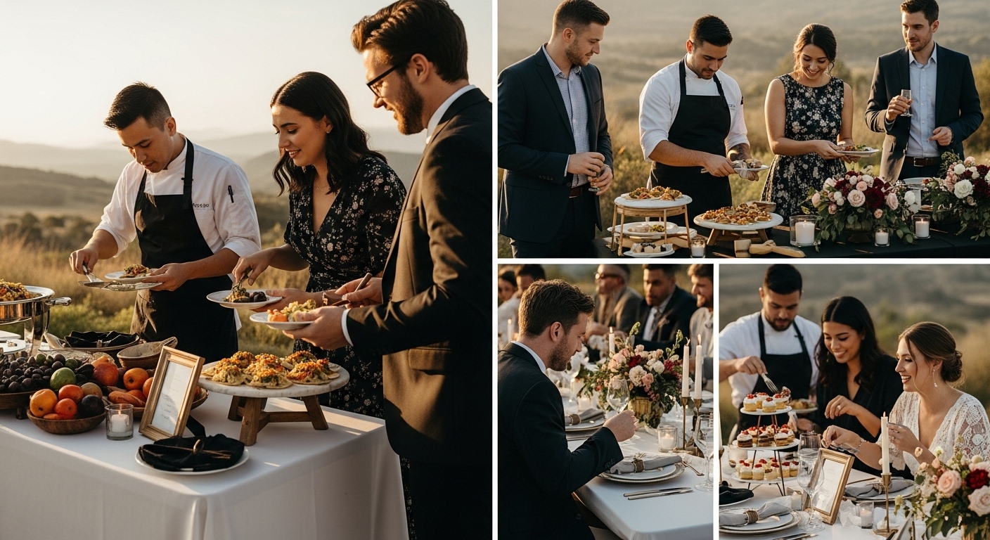 10 Creative Wedding Catering Ideas for Your Special Day • Lily's Wings ...